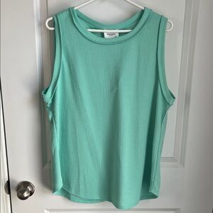 Andree by Unit Aqua Sleeveless Tank Top
